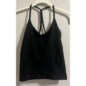 YPB Abercrombie & Fitch SculptLUX Cami Slim Tank in Black sz. M